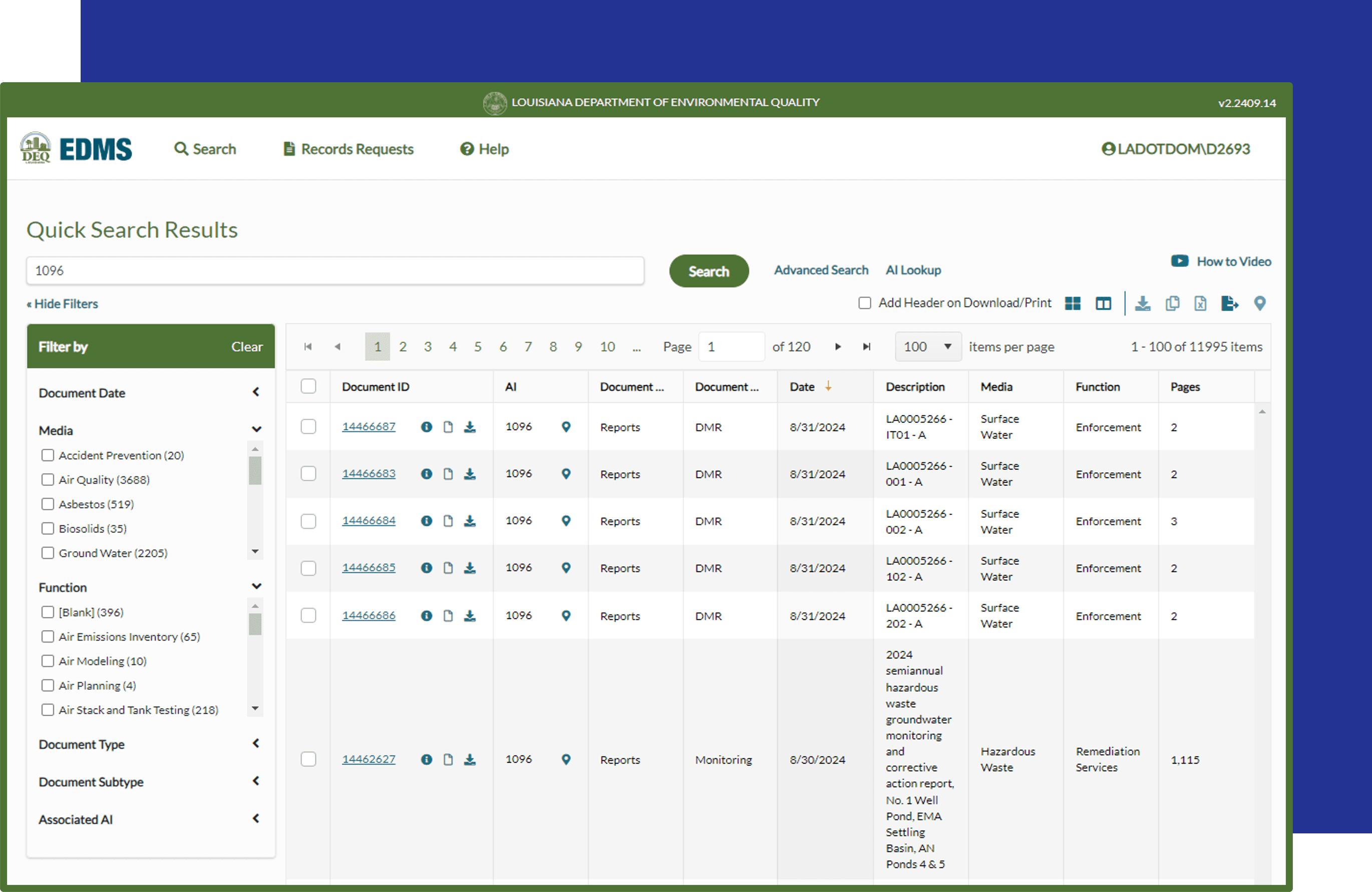 Public-facing Record's Management Portal